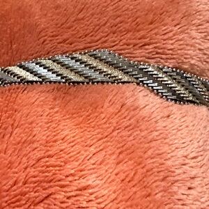 Italy 925 Sterling Milor Riccio Bicolour Tennis Bracelet